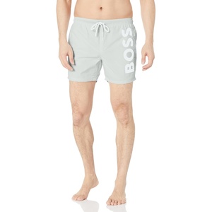 BOSS Mens Octopus Swim Trunk(Light Pastel Grey)