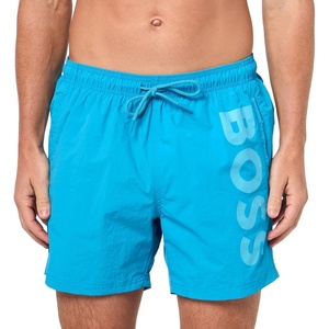 BOSS Mens Octopus Swim Trunk(Opal Sky)