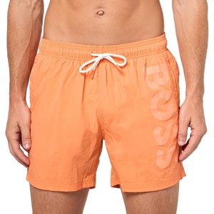 BOSS Mens Octopus Swim Trunk(Polished Orange)