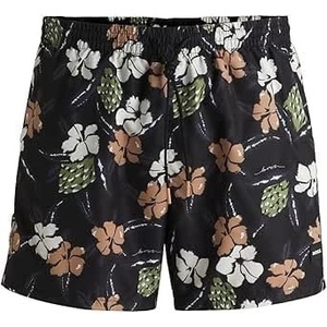 BOSS Men’s Reev Tropical Print Swim Trunks 4.75″(427 Medium Blue)