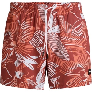 BOSS Men’s Reev Tropical Print Swim Trunks 4.75″(823bright Orange)