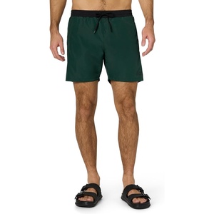 BOSS Men’s Standard Medium Length Solid Swim Trunk(Pine Tree Green)