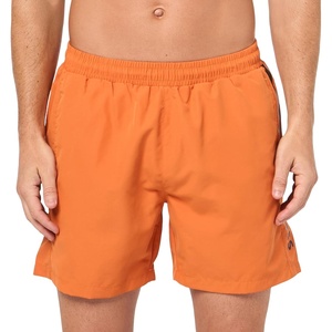 BOSS Men’s Vertical Logo Swim Trunk(Papaya Orange)