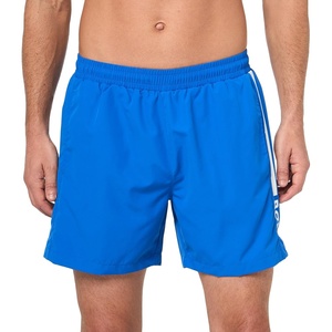 BOSS Men’s Vertical Logo Swim Trunk(Sapphire Blue)