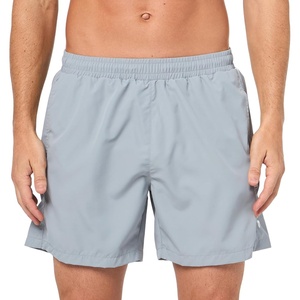 BOSS Men’s Vertical Logo Swim Trunk(Silver Grey)