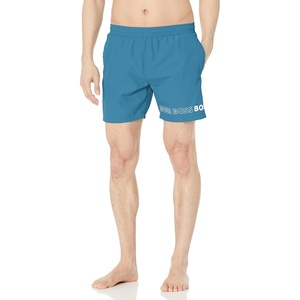BOSS Men’s Vertical Logo Swim Trunks(Deep Water)