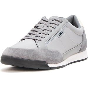 BOSS Nitan Low Profile Sneakers(Grey Microchip)