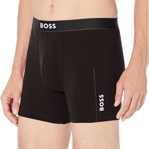 BOSS mens Boxer Brief 24 Logo(Black Grease)
