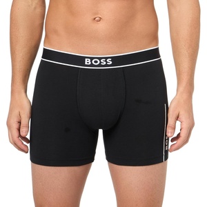 BOSS mens Boxer Brief 24 Logo(Black Thunder)