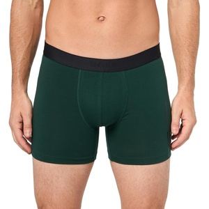 BOSS mens Boxer Brief 24 Logo(Pine Tree Green)