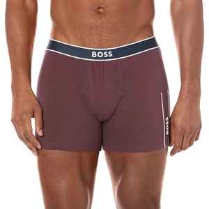 BOSS mens Boxer Brief 24 Logo(Rich Merlot)