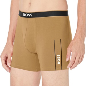 BOSS mens Boxer Brief 24 Logo(Trout Green)