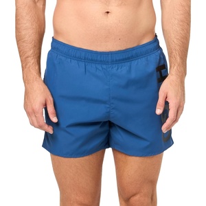 Hugo Men’s Vertical Logo Swim Trunks(Amalfi Blue)