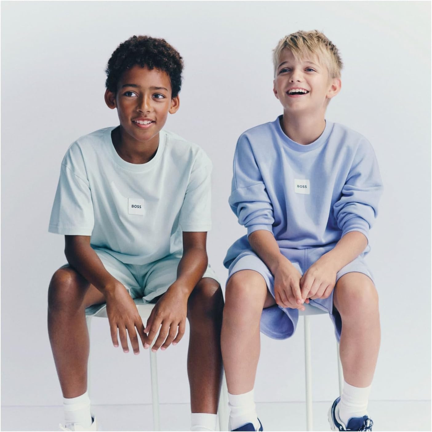 image:imageBOSS Boys Boys Sweatshirt Kids Lightweight Stretch Performance Athletic SweatshirtMedium Grey