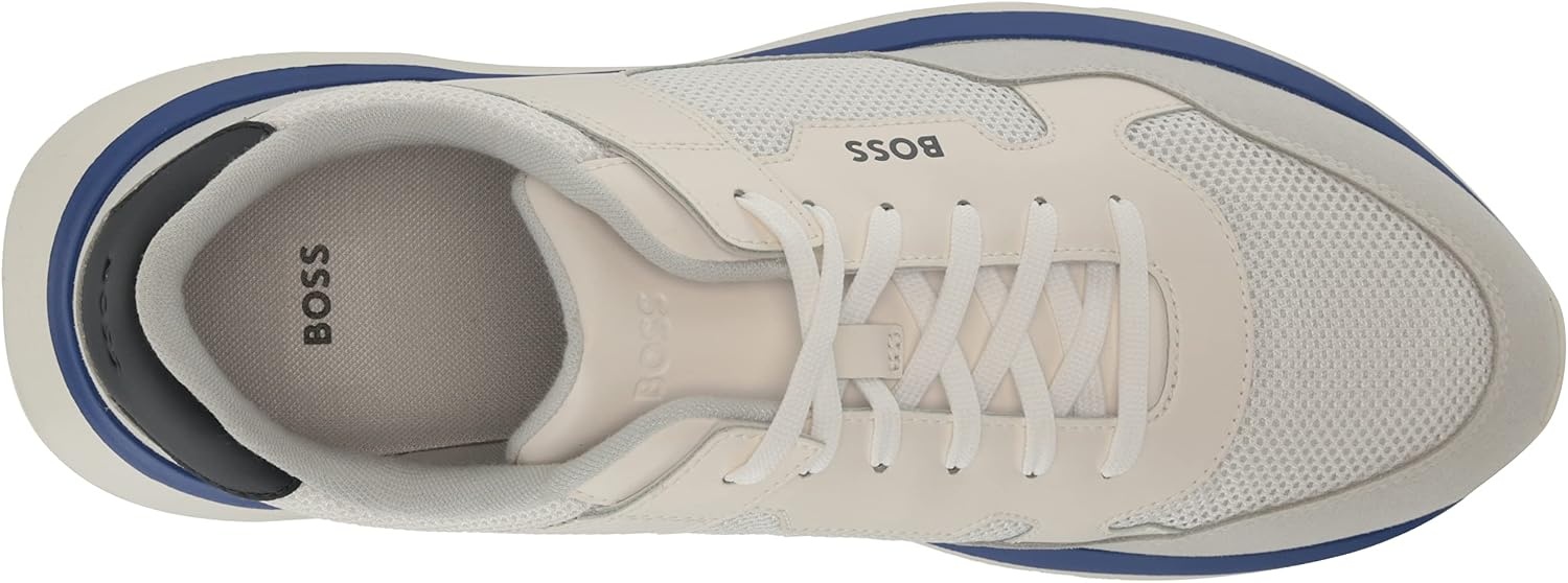 image:imageBOSS Mens Fly Mesh Lace Up SneakersUltra White