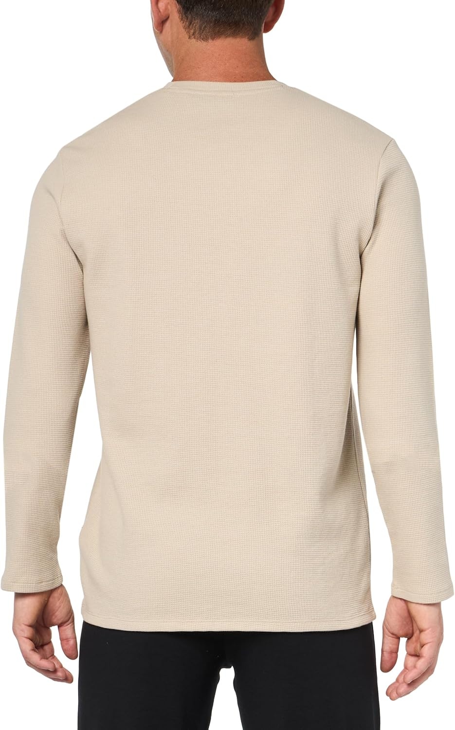 image:imageBOSS Mens Waffle Long Sleeve ShirtMilky Way