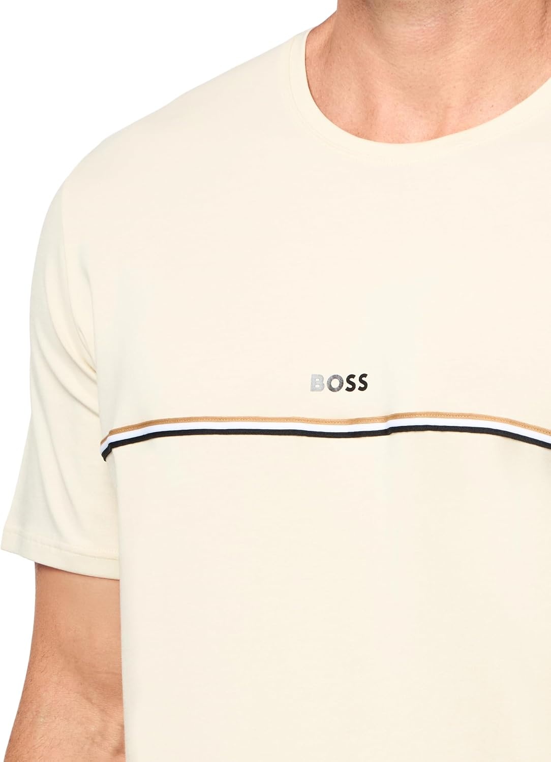 image:imageBOSS Soft Cotton Short Sleeve TShirtCashew