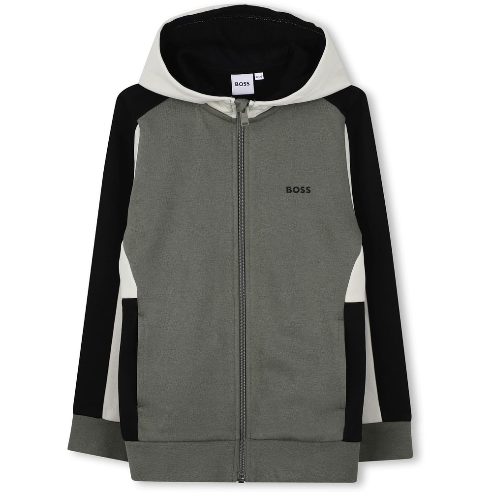 image:imageBOSS Boys Boss Boys Hooded CardiganGreen