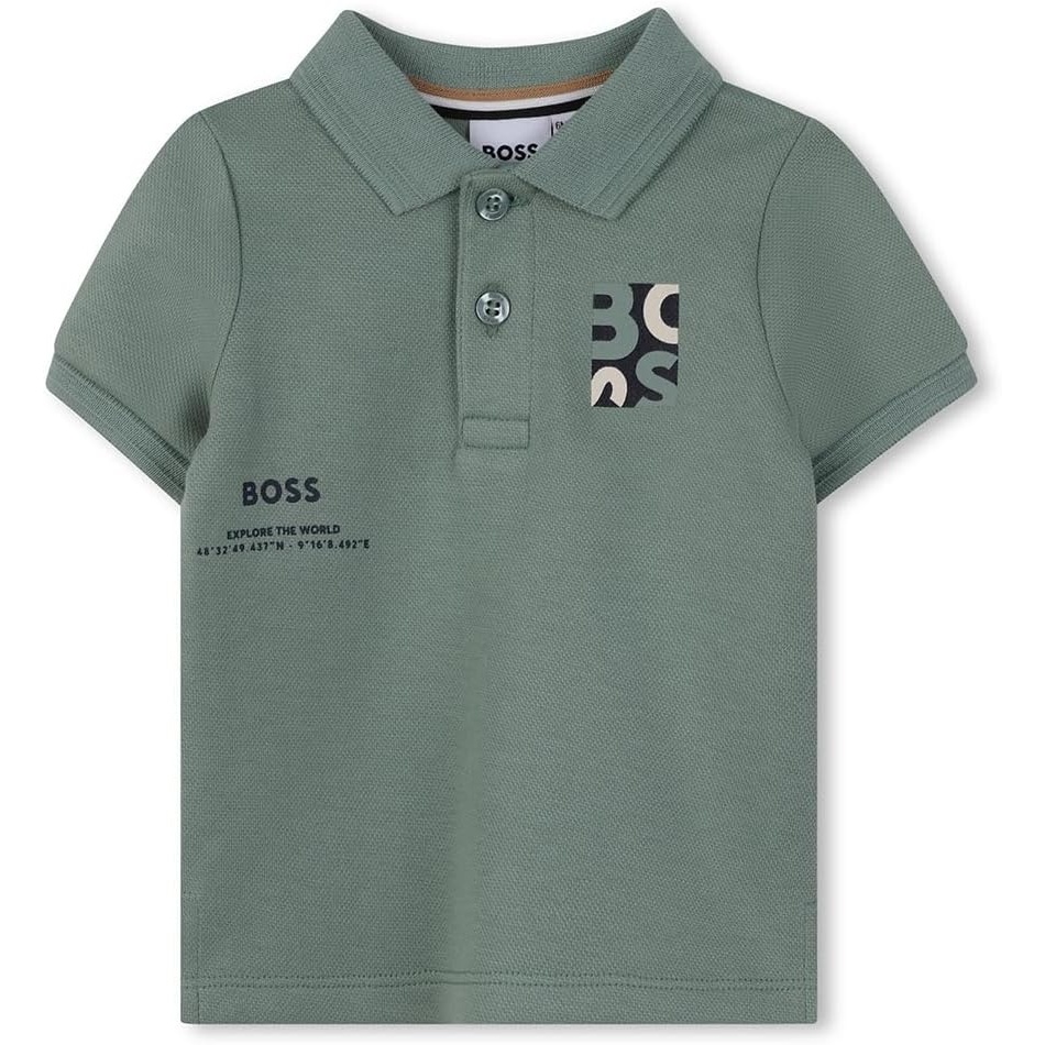 image:imageBOSS Boys Boss Boys Short Sleeve PoloGreen Bay