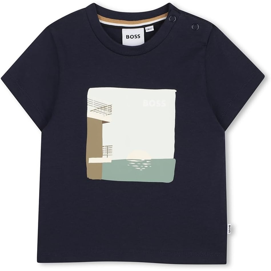 image:imageBOSS Boys Boss Boys Short Sleeves TeeShirtNavy