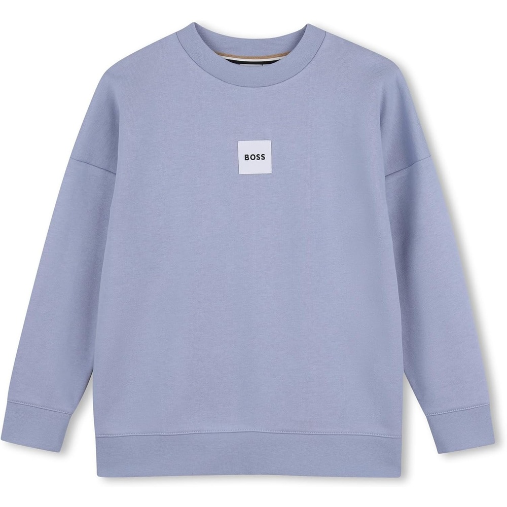 image:imageBOSS Boys Boys Sweatshirt Kids Lightweight Stretch Performance Athletic SweatshirtMedium Grey