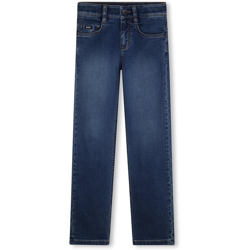 image:imageBOSS Boys Denim TrousersLavage Enzymatique Pousse