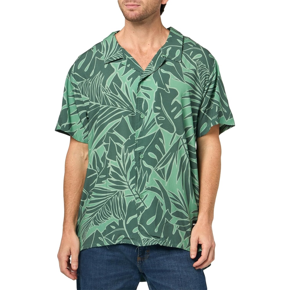 image:imageBOSS Mens Beach ShirtGreen Bay Leaves
