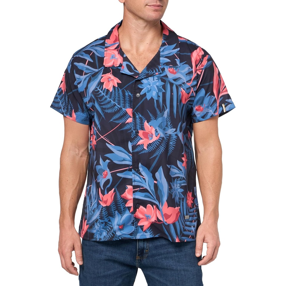 image:imageBOSS Mens Beach ShirtNavy Flowers