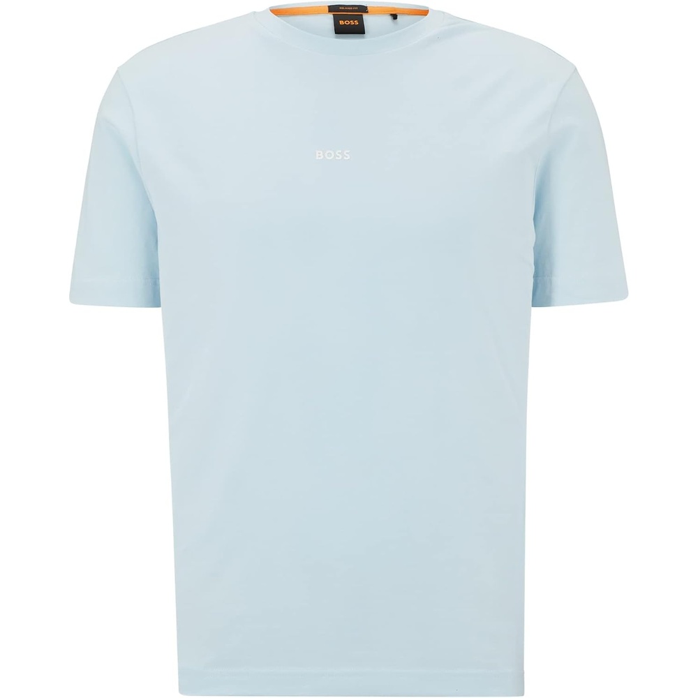 image:imageBOSS Mens Center Logo Regular Fit TShirtArtic Blue1