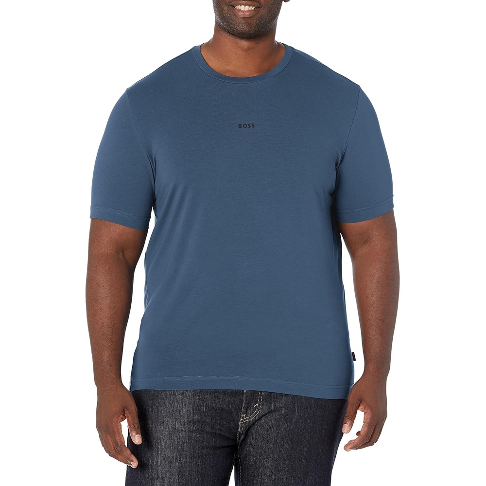 image:imageBOSS Mens Center Logo Regular Fit TShirtIndigo Navy