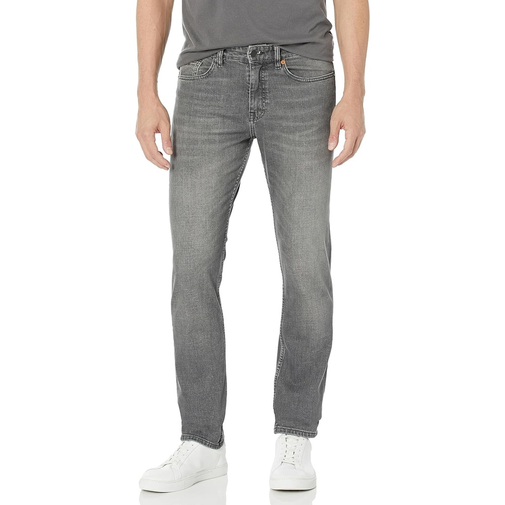 image:imageBOSS Mens Delaware Slim Fit Stretch JeansFog Grey