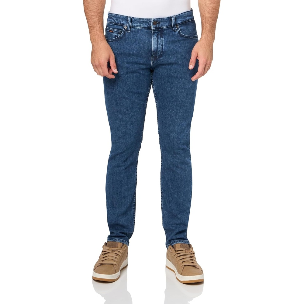 image:imageBOSS Mens Delaware Slim Fit Stretch JeansNight Indigo