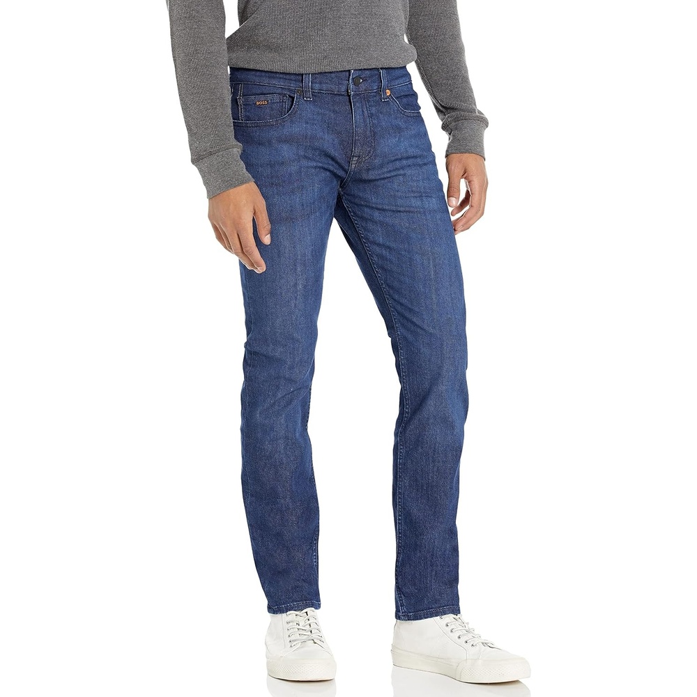 image:imageBOSS Mens Delaware Slim Fit Stretch JeansSonoran Sky Blue