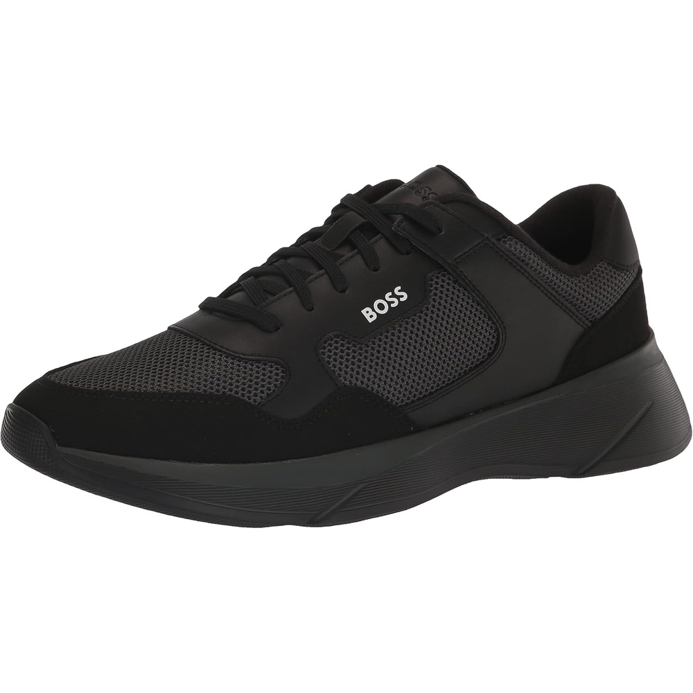 image:imageBOSS Mens Fly Mesh Lace Up SneakersBlack Oil