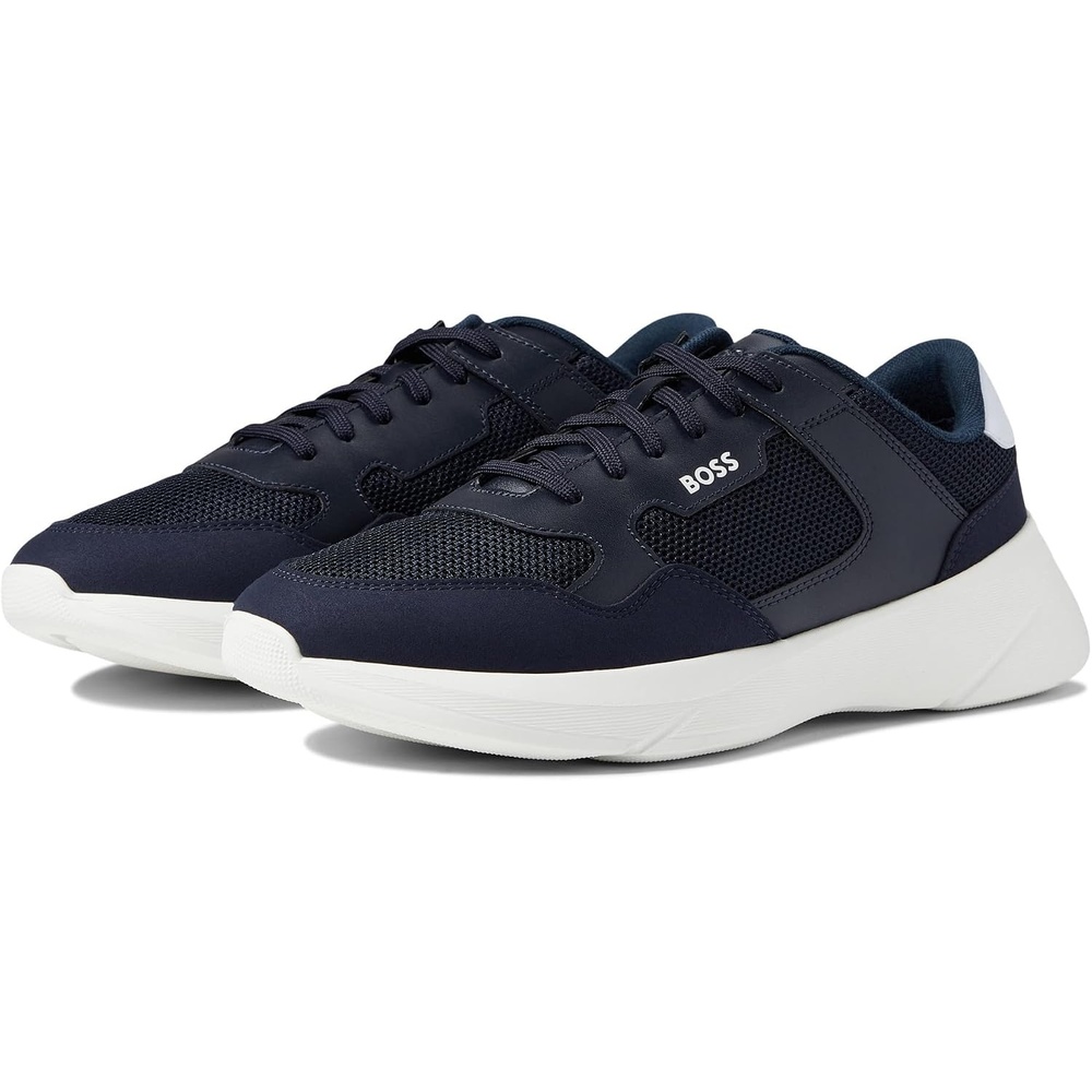 image:imageBOSS Mens Fly Mesh Lace Up SneakersStark Navy