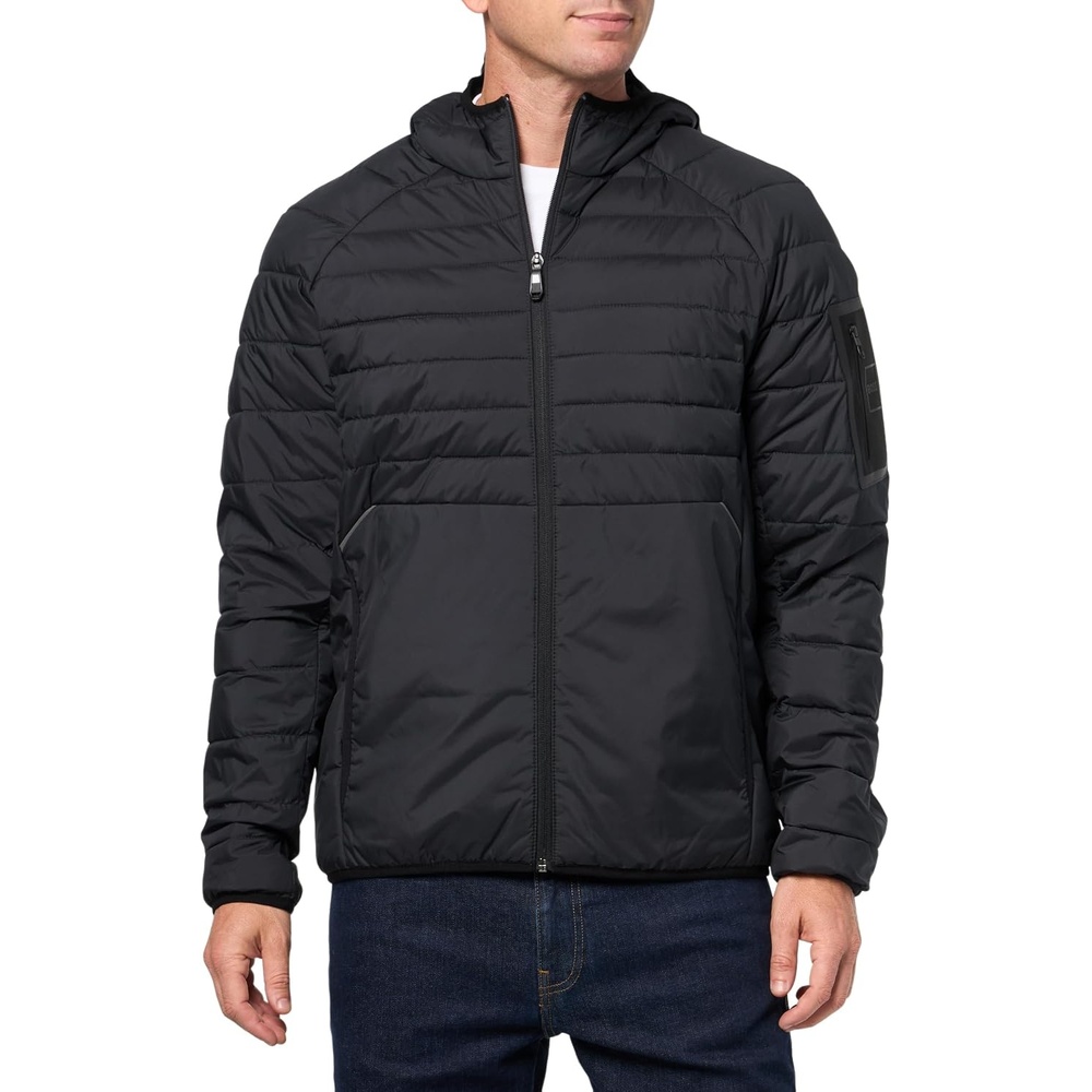 image:imageBOSS Mens Lightweight Hooded Puffer JacketDark Sky