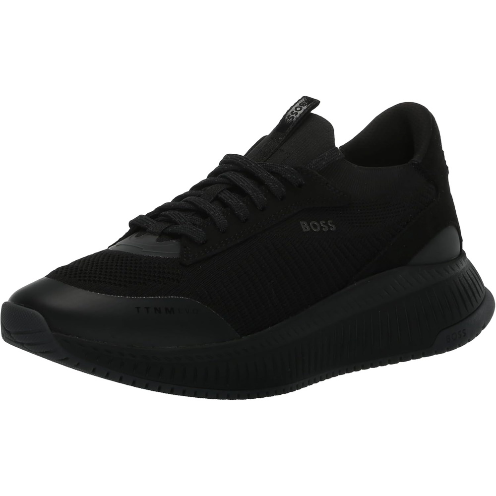 image:imageBOSS Mens Modern Knit Structure Running SneakerBlack Pepper