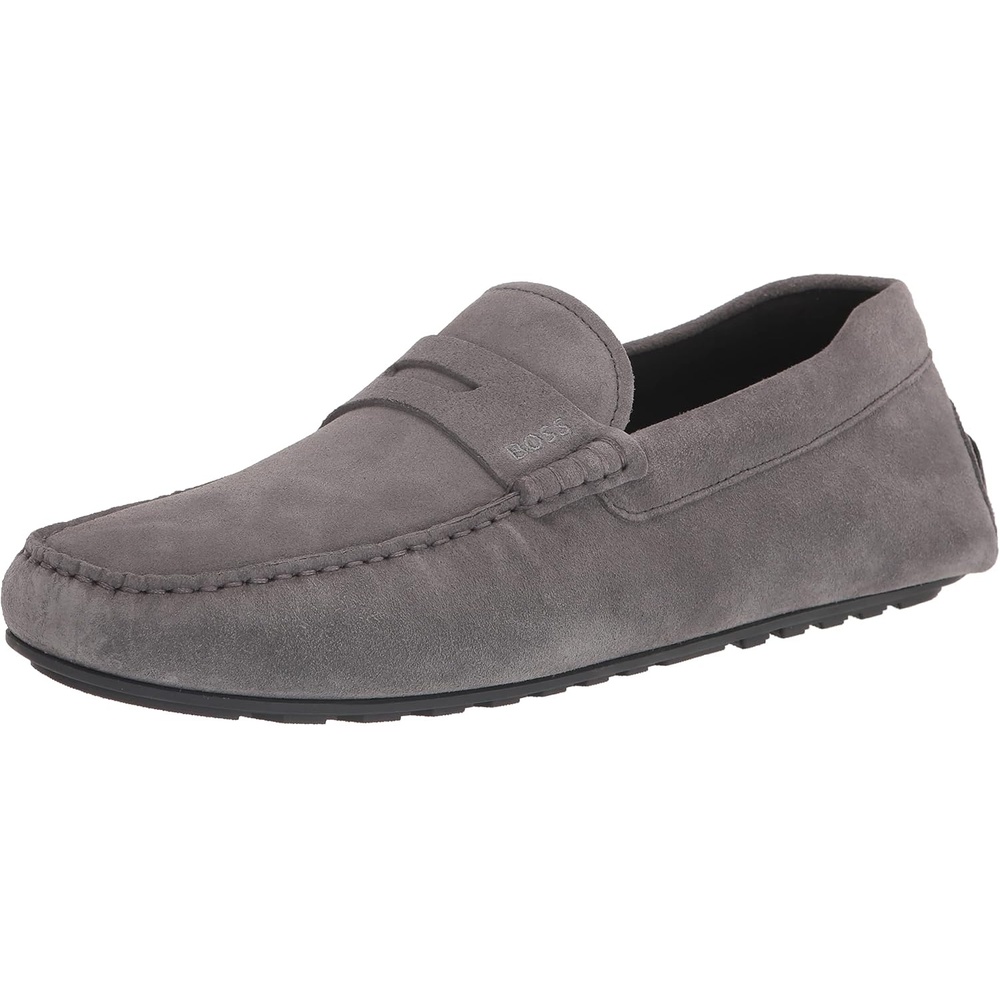image:imageBOSS Mens Noel Suede Drivers LoafersDark Lead