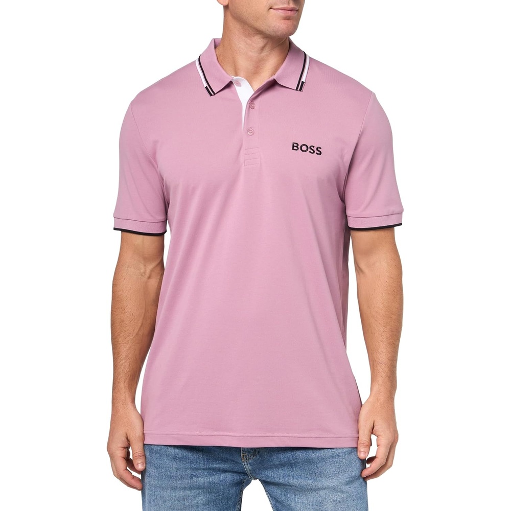 image:imageBOSS Mens Paddy Pro Polo ShirtOrchid Haze
