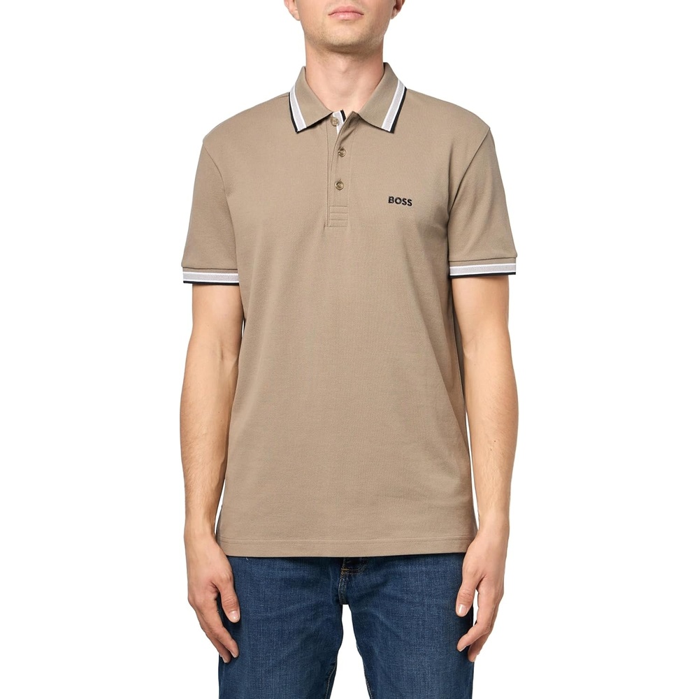 image:imageBOSS Mens Paddy Short Sleeve Polo ShirtDust