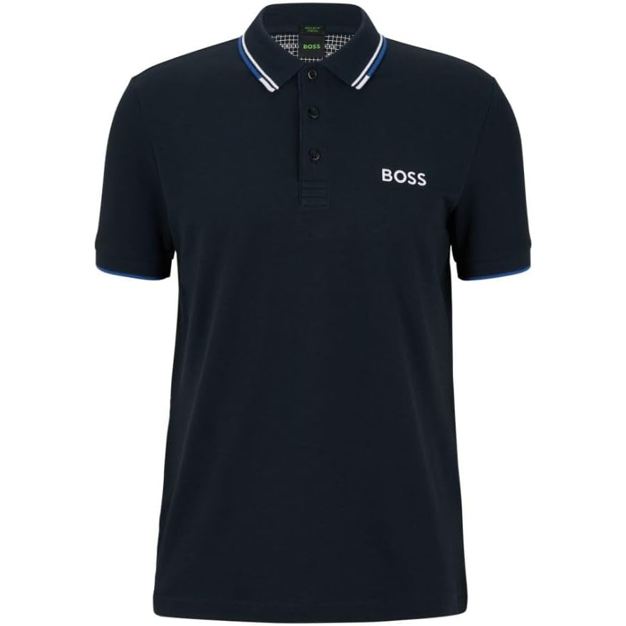 image:imageBOSS Mens Paddy Short Sleeve Polo ShirtNavy