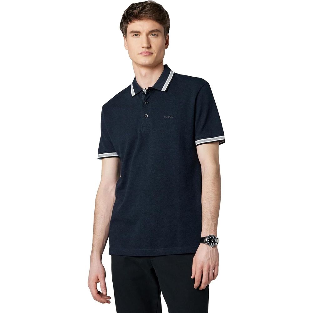 image:imageBOSS Mens Paddy Short Sleeve Polo ShirtNavy Zone