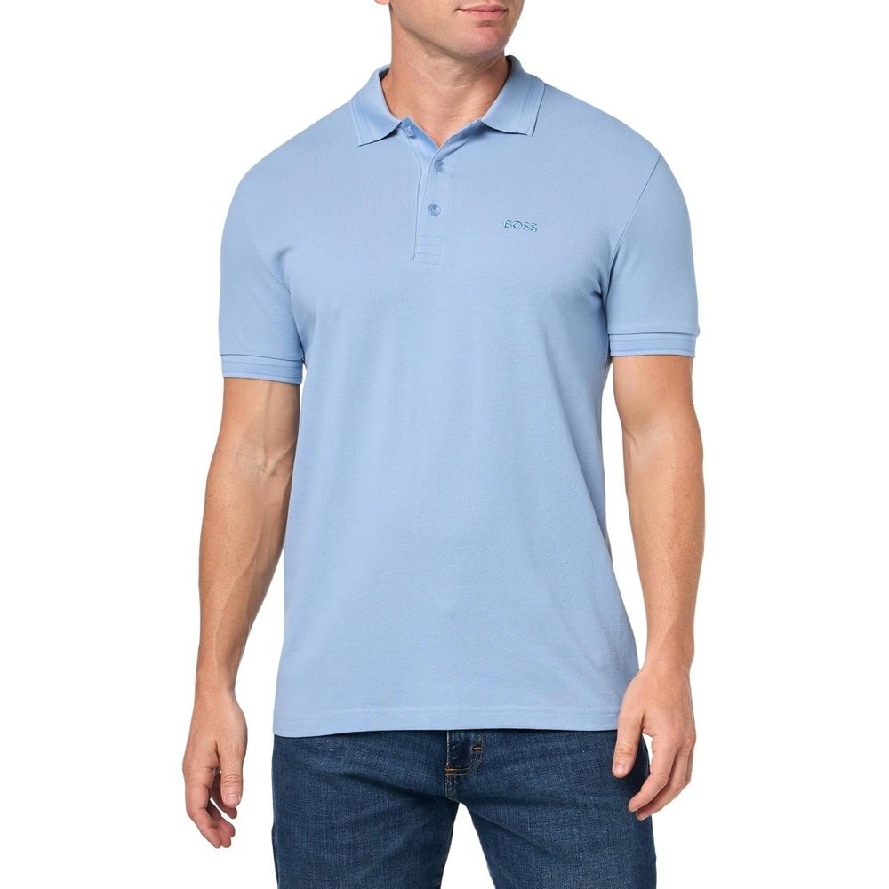 image:imageBOSS Mens Paddy Short Sleeve Polo ShirtNiagara Mist