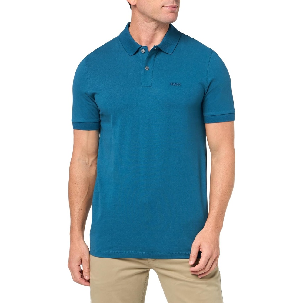 image:imageBOSS Mens Pallas PoloBlue Moss
