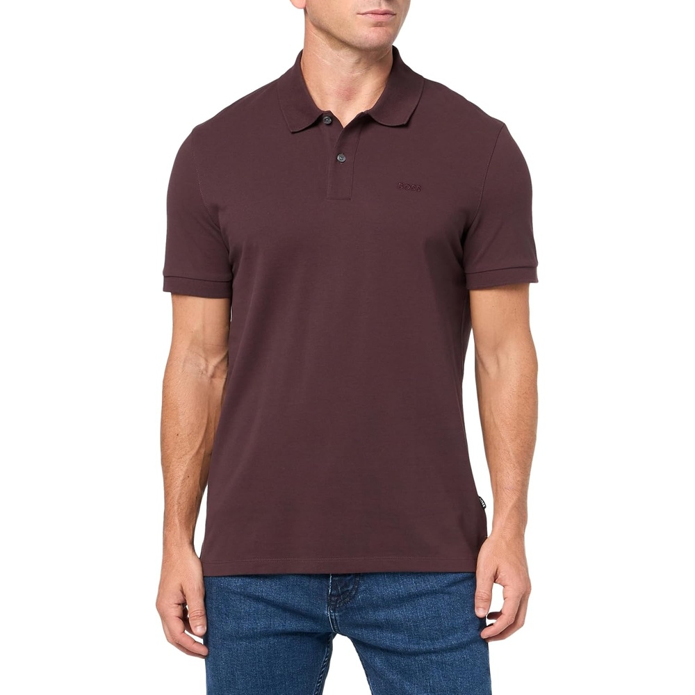 image:imageBOSS Mens Pallas PoloBrown Wood
