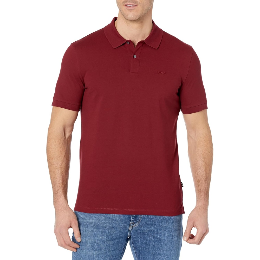 image:imageBOSS Mens Pallas PoloCabernet Red
