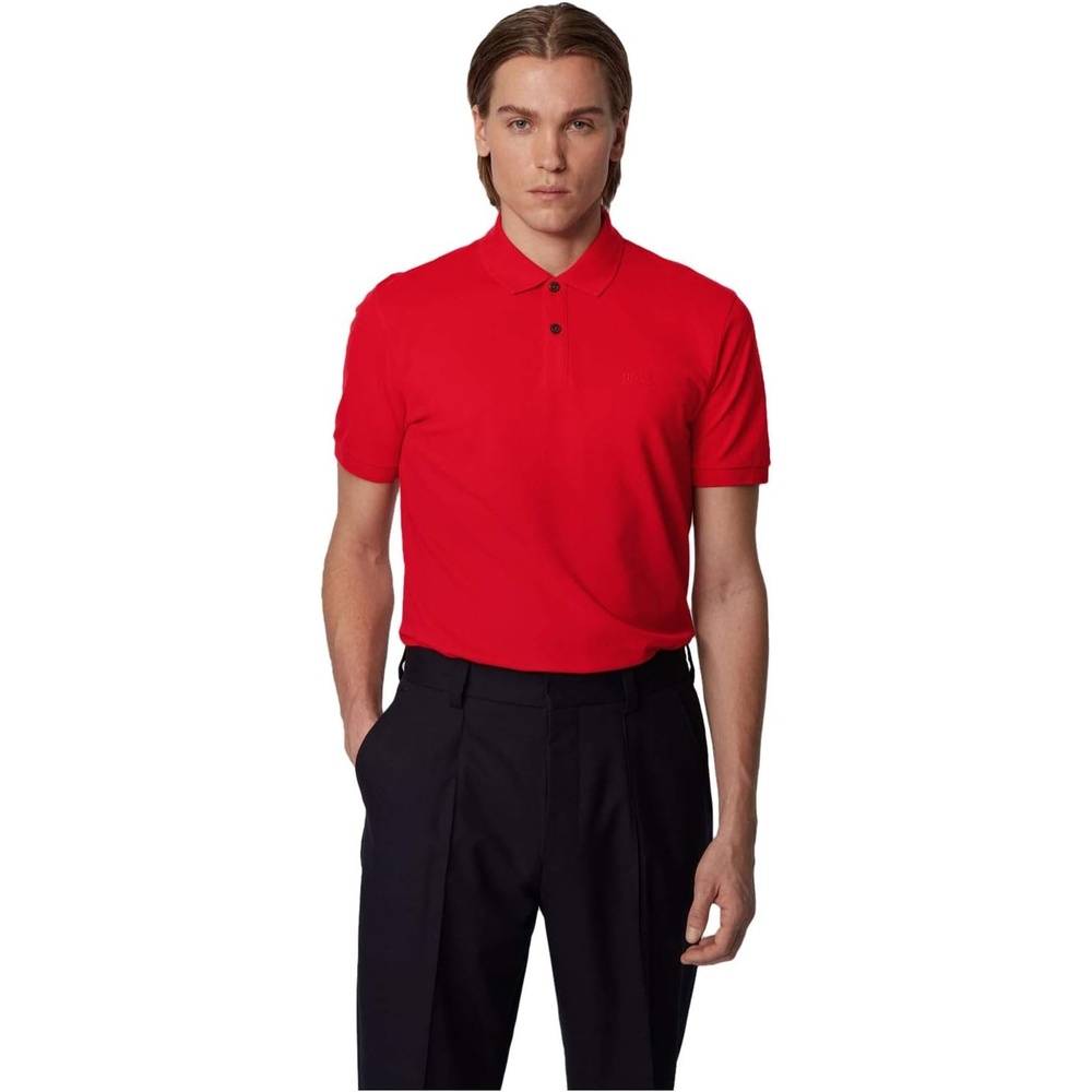 image:imageBOSS Mens Pallas PoloCherry Red I