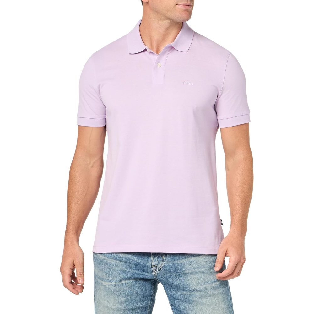 image:imageBOSS Mens Pallas PoloLavender Cream