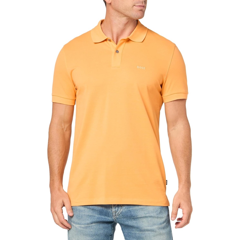 image:imageBOSS Mens Pallas PoloMock Orange