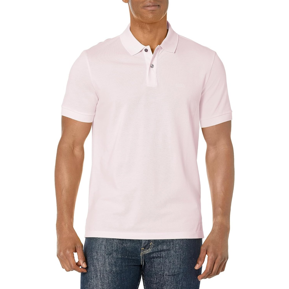 image:imageBOSS Mens Pallas PoloPink Blush